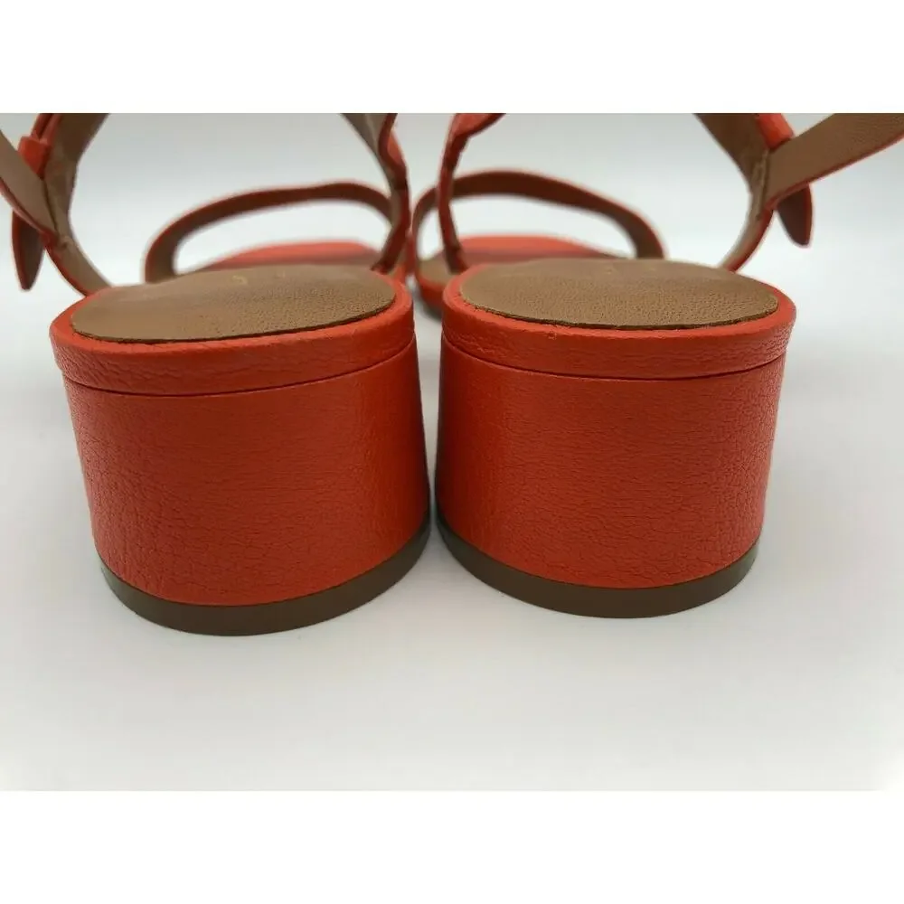 Kate Spade Lagoon Push Stud Women's Sandals Tamarillo Size 7.5B NEW